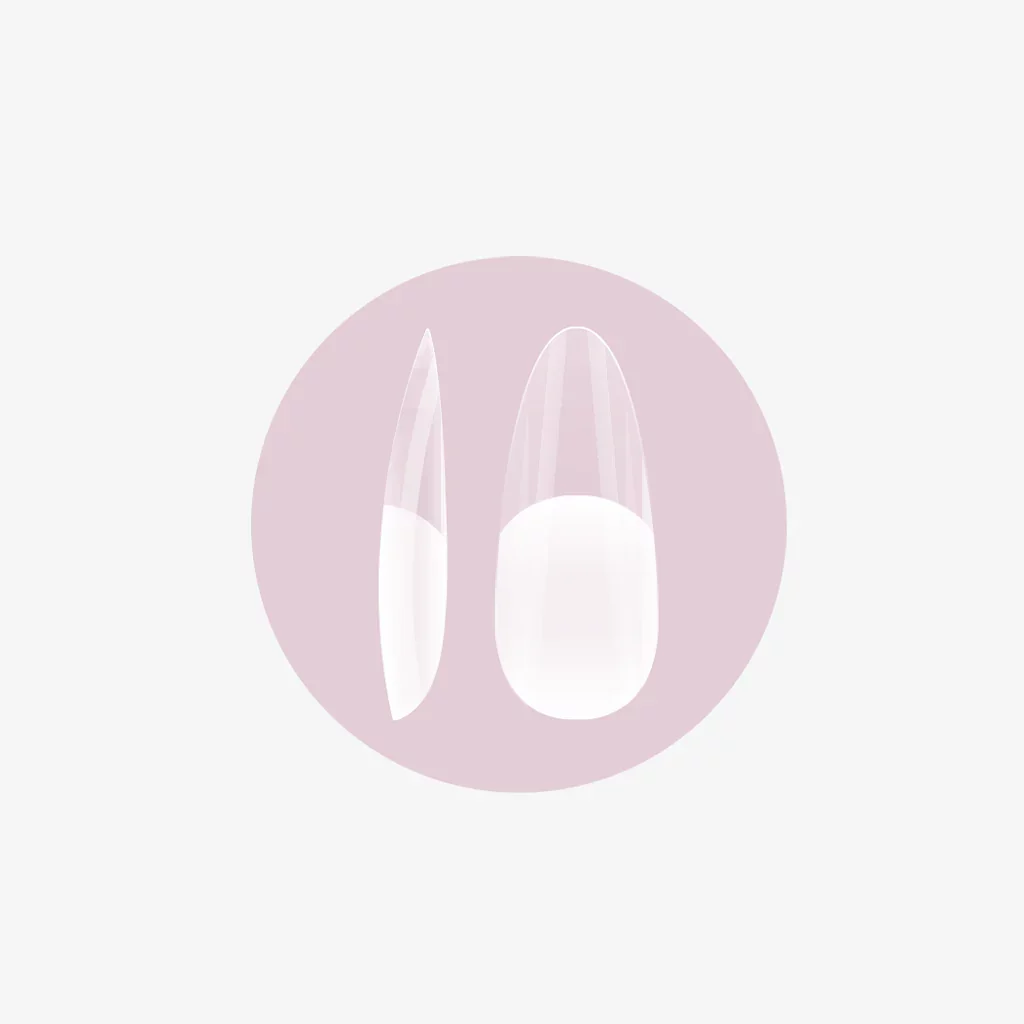 Magic Gel Tips Press On - Almond - Medium Half Matte NEW QUANTITY 2