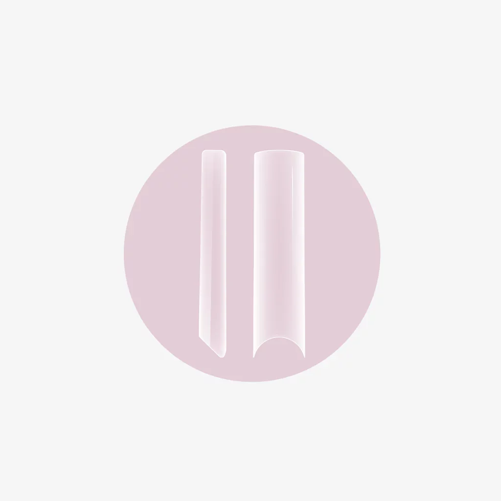 XXL Extra Long Square Clear Nail Tips 2