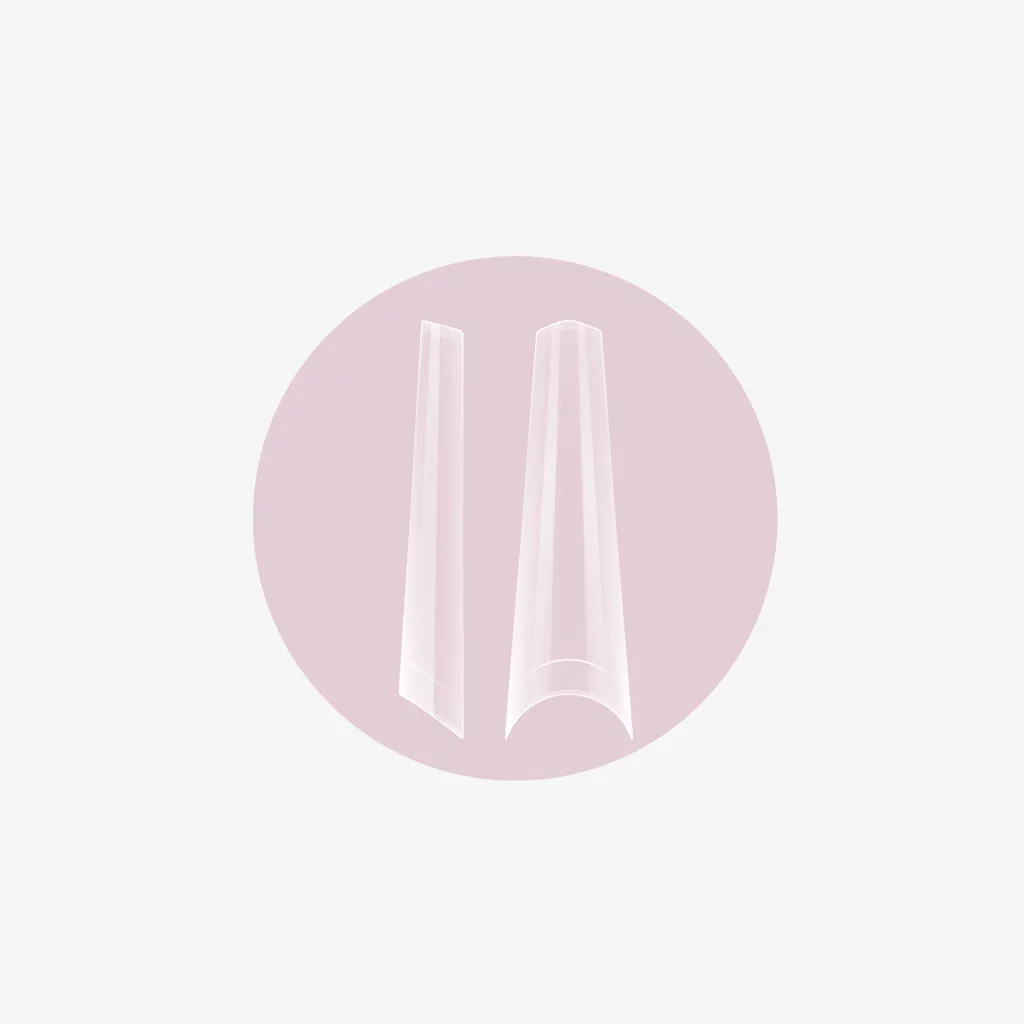 XXL Extra Long Ballerina Clear Nail Tips 2