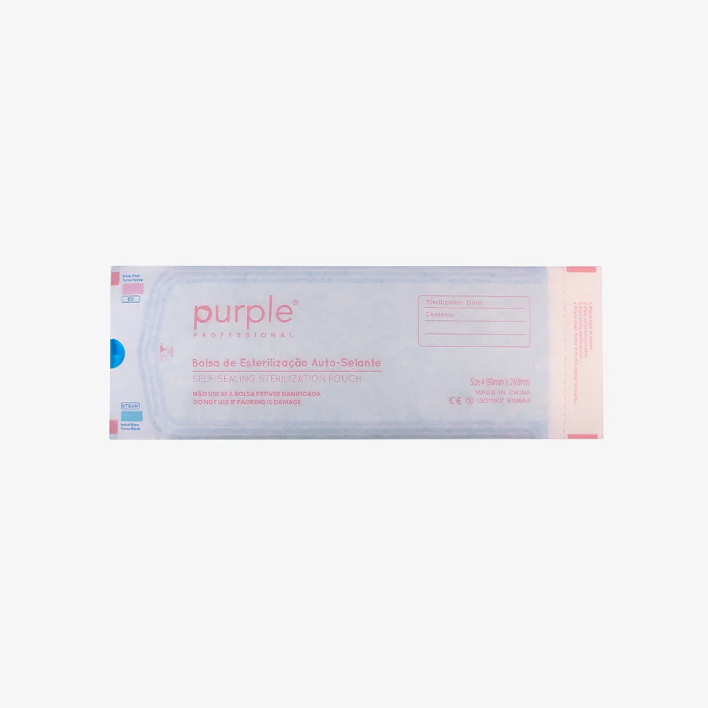 Self-Sealing Sterilization Pouches Size 4 - 90mmx260mm