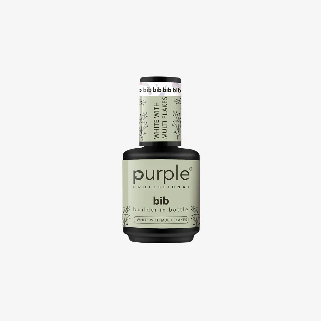 BIB - Builder In Bottle White With Multi Flakes