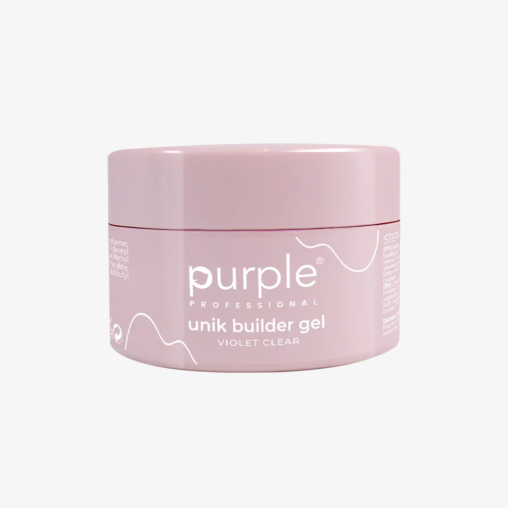 Unik Builder Gel Violet Clear Medium