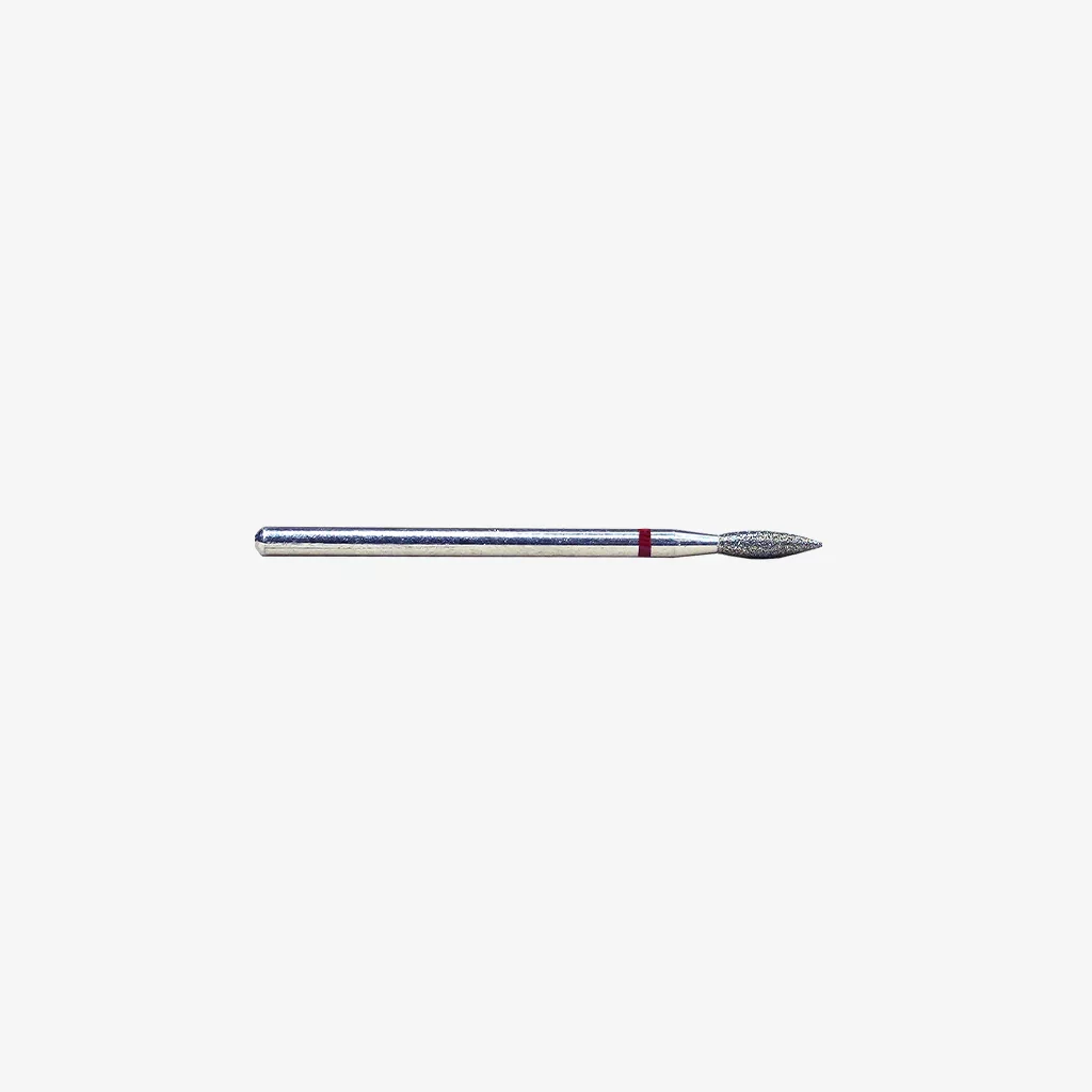 Russian Manicure Nail Drill - Pointed Flame 2.3x8mm (fine)