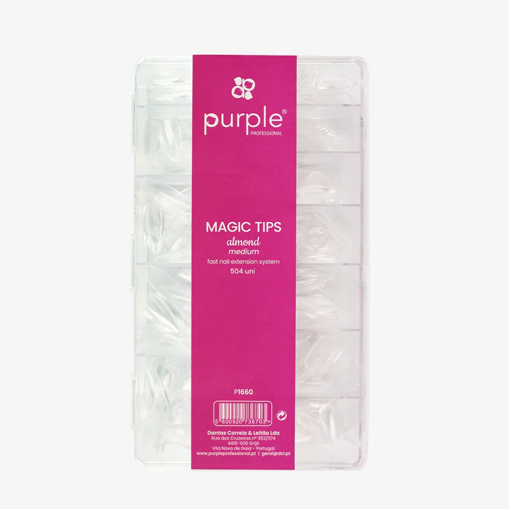 Magic Gel Tips Press On - Almond - Medium