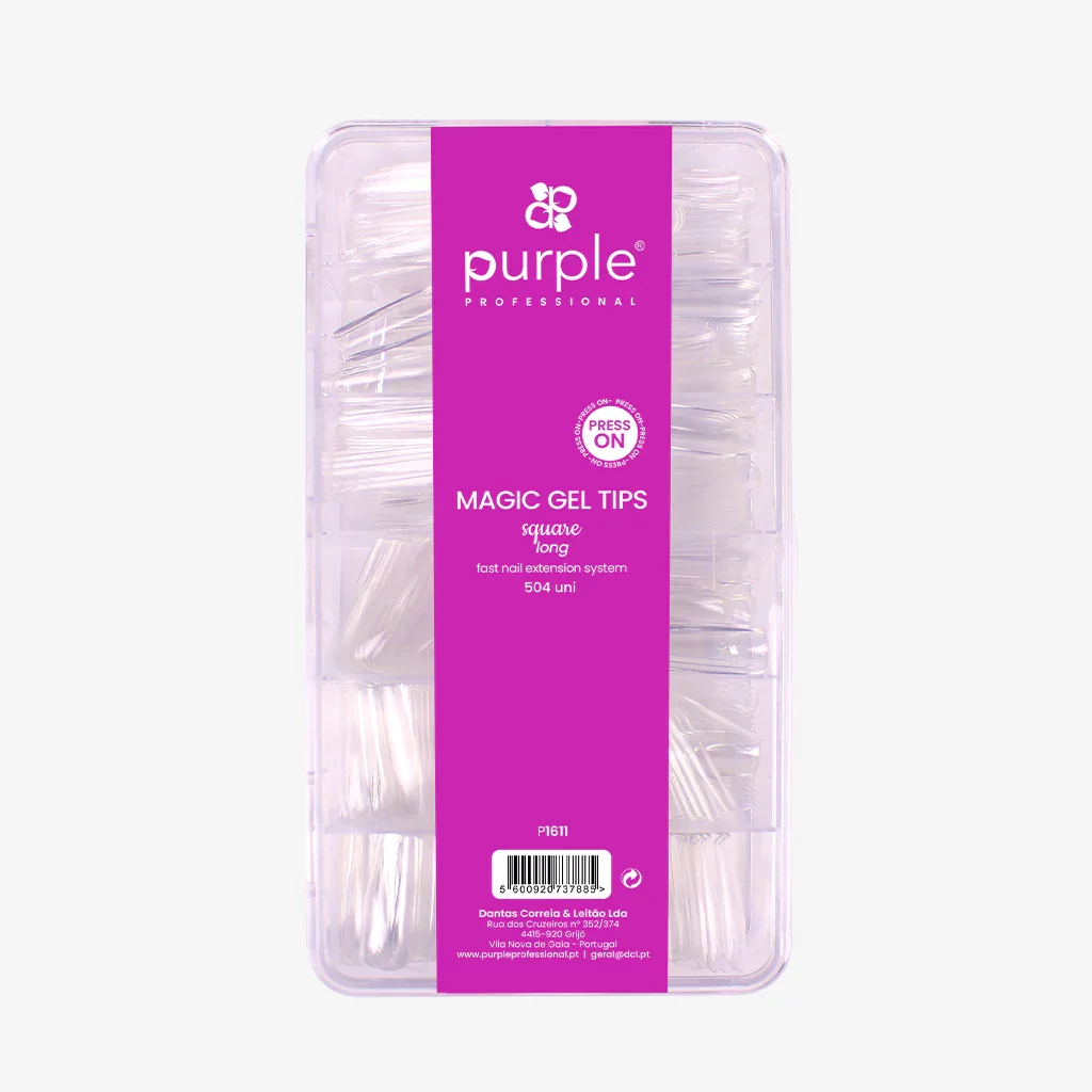 Magic Gel Tips Press On - Square - Long